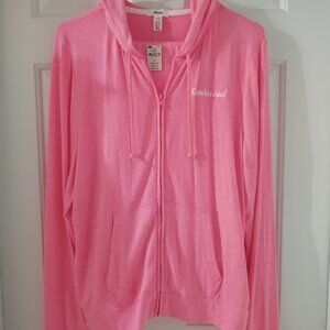 PINK Victoria's Secret jogging suit Sunkissed bright pink NWT